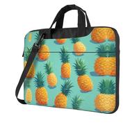 WZYWHJ Acid Wave Pineapple Prints Ultra-thin portable single-shoulder laptop bag 15.6 inch computer accessories soft shockproof for laptops