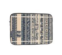 WZYWHJ African Peoples Illustration Prints Shockproof Portable Laptop Sleeve Case 10 inch for Men and Women Business Travel, School, Office Daily Use