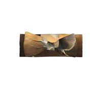 WZYWHJ An egret takes flight Printed baby bow headbands and elastic soft hair accessories for newborns and girls