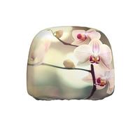 WZYWHJ an Orchid. Pattern Seat Head Pillowcase Car Truck Parts Protective Cover one Pack