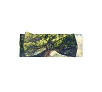 WZYWHJ Ancient oak trees towering prints baby bow headbands and elastic soft hair accessories for newborns and girls