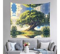 WZYWHJ Ancient oak trees towering Prints Indoor Decor Tapestry 60x51 in : Soft, Quality and lightweight Suitable for wall hanging tapestries