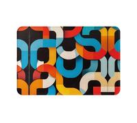 WZYWHJ Anti-Slip Doormat 16 x 24 in Floor mat Rugs Easy to Clean Suitable for Front Door, Living Room, Bathroom Geometric Patterns Pattern