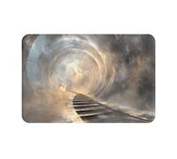 WZYWHJ Anti-Slip Doormat 16 x 24 in Floor mat Rugs Easy to Clean Suitable for Front Door, Living Room, Bathroom Dream Vortex Passage Pattern