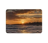 WZYWHJ Anti-Slip Doormat 16 x 24 in Floor mat Rugs Easy to Clean Suitable for Front Door, Living Room, Bathroom Sunset View Picture