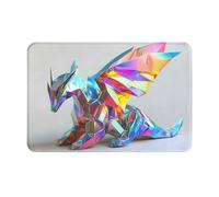 WZYWHJ Anti-Slip Doormat 16 x 24 in Floor mat Rugs Easy to Clean Suitable for Front Door, Living Room, Bathroom Dragon Origami Pattern