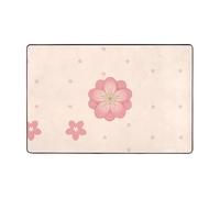 WZYWHJ anti-slip floor mat carpet Little cherry blossoms Prints soft and comfortable good water absorption sizeName for living room and balcony