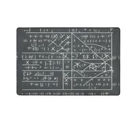 WZYWHJ anti-slip floor mat carpet Math Calculus Pattern soft and comfortable good water absorption sizeName for living room and balcony