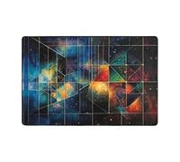 WZYWHJ anti-slip floor mat carpet Quantum lattice Picture soft and comfortable good water absorption sizeName for living room and balcony