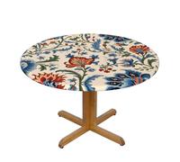 WZYWHJ Antique Orientalist Art Picture Round Table Cloth Waterproof Resistant Wrinkle Resistant for Dining Table Decor Tablecloth