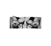 WZYWHJ Architecture in black and white Printed baby bow headbands and elastic soft hair accessories for newborns and girls