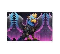 WZYWHJ Area Rugs,Living Room Floor Mats Runner Rug Non-Skip Nursery Mat Playing Carpet 60 x 39 inch Punk Griffin Pattern