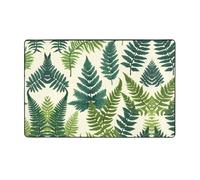 WZYWHJ Area Rugs,Living Room Floor Mats Runner Rug Non-Skip Nursery Mat Playing Carpet 60 x 39 inch Encyclopedia of Ferns Prints