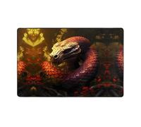 WZYWHJ Area Rugs, Living Room Floor Mats Runner Rug Non-Skip Nursery Mat Playing Carpet 60 x 39 inch The giant forest python Printed