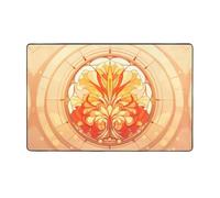 WZYWHJ Area Rugs, Living Room Floor Mats Runner Rug Non-Skip Nursery Mat Playing Carpet 60 x 39 inch Blooming yellow flowers Printed