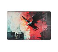WZYWHJ Area Rugs,Living Room Floor Mats Runner Rug Non-Skip Nursery Mat Playing Carpet 60 x 39 inch Flying pixel eagle Pattern