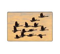 WZYWHJ Area Rugs,Living Room Floor Mats Runner Rug Non-Skip Nursery Mat Playing Carpet 60 x 39 inch Autumn Geese Flying South Printed