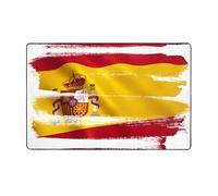 WZYWHJ Area Rugs, Living Room Floor Mats Runner Rug Non-Skip Nursery Mat Playing Carpet 60 x 39 inch Spain Flag Printed