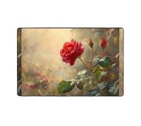 WZYWHJ Area Rugs,Living Room Floor Mats Runner Rug Non-Skip Nursery Mat Playing Carpet 60 x 39 inch Roses are gorgeous Picture