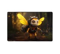 WZYWHJ Area Rugs,Living Room Floor Mats Runner Rug Non-Skip Nursery Mat Playing Carpet 60 x 39 inch Cute Bees Pattern