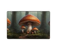 WZYWHJ Area Rugs,Living Room Floor Mats Runner Rug Non-Skip Nursery Mat Playing Carpet 60 x 39 inch A big mushroom Picture