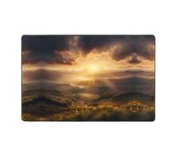 WZYWHJ Area Rugs, Living Room Floor Mats Runner Rug Non-Skip Nursery Mat Playing Carpet 60 x 39 inch morning sun Printed