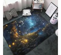 WZYWHJ Area Rugs, Living Room Floor Mats Runner Rug Non-Skip Nursery Mat Playing Carpet 60 x 39 inch Butterflies in Fairy Tales Printed