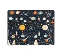 WZYWHJ Area Rugs,Living Room Floor Mats Runner Rug Non-Skip Nursery Mat Playing Carpet 63 x 48 inch Physics Print Printed