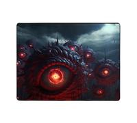 WZYWHJ Area Rugs,Living Room Floor Mats Runner Rug Non-Skip Nursery Mat Playing Carpet 63 x 48 inch The Devil's Eye. Printed