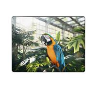 WZYWHJ Area Rugs,Living Room Floor Mats Runner Rug Non-Skip Nursery Mat Playing Carpet 63 x 48 inch Yellow Parrot Printing