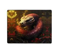 WZYWHJ Area Rugs,Living Room Floor Mats Runner Rug Non-Skip Nursery Mat Playing Carpet 63 x 48 inch The giant forest python Printed
