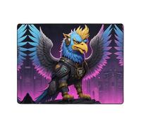 WZYWHJ Area Rugs,Living Room Floor Mats Runner Rug Non-Skip Nursery Mat Playing Carpet 63 x 48 inch Punk Griffin Pattern