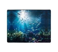 WZYWHJ Area Rugs,Living Room Floor Mats Runner Rug Non-Skip Nursery Mat Playing Carpet 63 x 48 inch submarine world Printed