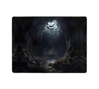 WZYWHJ Area Rugs,Living Room Floor Mats Runner Rug Non-Skip Nursery Mat Playing Carpet 63 x 48 inch Dark Bat Cave Printing