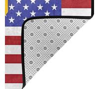 WZYWHJ Area Rugs,Living Room Floor Mats Runner Rug Non-Skip Nursery Mat Playing Carpet 63 x 48 inch American Spain Flag Printed