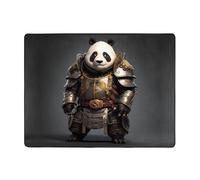 WZYWHJ Area Rugs,Living Room Floor Mats Runner Rug Non-Skip Nursery Mat Playing Carpet 63 x 48 inch Panda in armor Printed