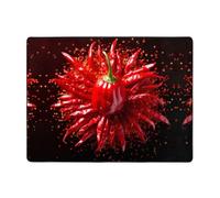 WZYWHJ Area Rugs,Living Room Floor Mats Runner Rug Non-Skip Nursery Mat Playing Carpet 63 x 48 inch Hot red peppers Printing