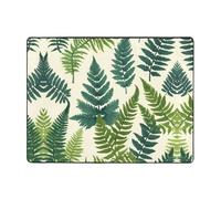 WZYWHJ Area Rugs,Living Room Floor Mats Runner Rug Non-Skip Nursery Mat Playing Carpet 63 x 48 inch Encyclopedia of Ferns Prints