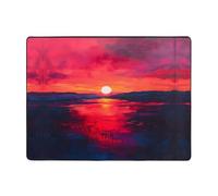 WZYWHJ Area Rugs,Living Room Floor Mats Runner Rug Non-Skip Nursery Mat Playing Carpet 63 x 48 inch The fiery sunset Printed