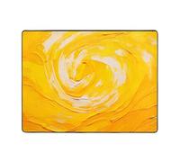 WZYWHJ Area Rugs,Living Room Floor Mats Runner Rug Non-Skip Nursery Mat Playing Carpet 63 x 48 inch Color Swirl Picture