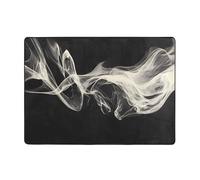WZYWHJ Area Rugs,Living Room Floor Mats Runner Rug Non-Skip Nursery Mat Playing Carpet 80x58 inch A wisp of Smoke Prints