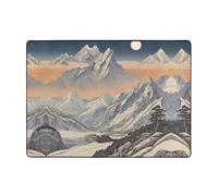 WZYWHJ Area Rugs,Living Room Floor Mats Runner Rug Non-Skip Nursery Mat Playing Carpet 80x58 inch Alpine Dawn Prints