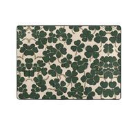 WZYWHJ Area Rugs,Living Room Floor Mats Runner Rug Non-Skip Nursery Mat Playing Carpet 80x58 inch Celtic Clover Prints