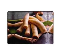 WZYWHJ Area Rugs,Living Room Floor Mats Runner Rug Non-Skip Nursery Mat Playing Carpet 80x58 inch Fresh Bamboo Shoots Pattern
