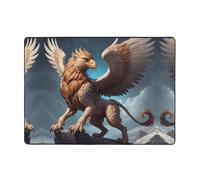 WZYWHJ Area Rugs,Living Room Floor Mats Runner Rug Non-Skip Nursery Mat Playing Carpet 80x58 inch Griffin Prints
