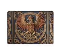 WZYWHJ Area Rugs,Living Room Floor Mats Runner Rug Non-Skip Nursery Mat Playing Carpet 80x58 inch Heraldic Griffin Prints