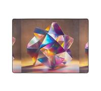 WZYWHJ Area Rugs,Living Room Floor Mats Runner Rug Non-Skip Nursery Mat Playing Carpet 80x58 inch Holographic Origami Picture