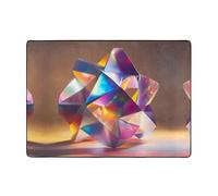 WZYWHJ Area Rugs,Living Room Floor Mats Runner Rug Non-Skip Nursery Mat Playing Carpet 80x58 inch Holographic Origami Picture