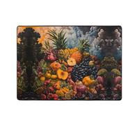 WZYWHJ Area Rugs,Living Room Floor Mats Runner Rug Non-Skip Nursery Mat Playing Carpet 80x58 inch Hyper-Realistic Fruit Prints