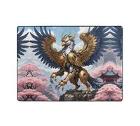 WZYWHJ Area Rugs,Living Room Floor Mats Runner Rug Non-Skip Nursery Mat Playing Carpet 80x58 inch Mechanical Griffin Prints